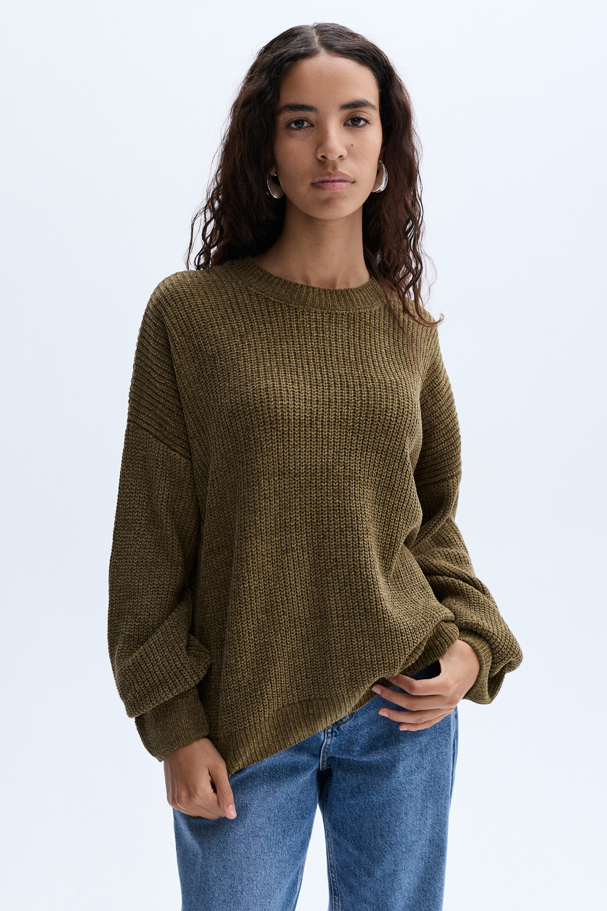 BİSİKLET YAKA KAZAK