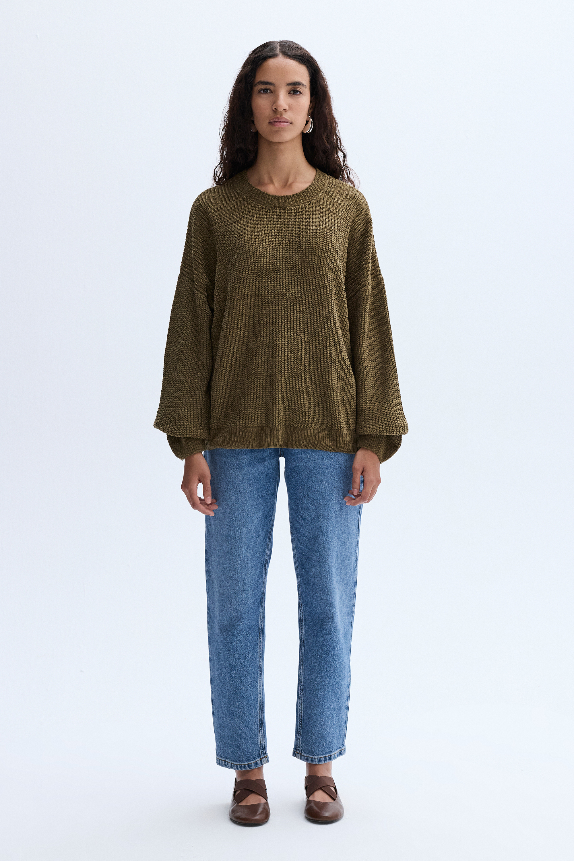 BİSİKLET YAKA KAZAK