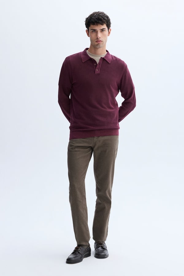 SLIM STRAIGHT FIT PANTOLON