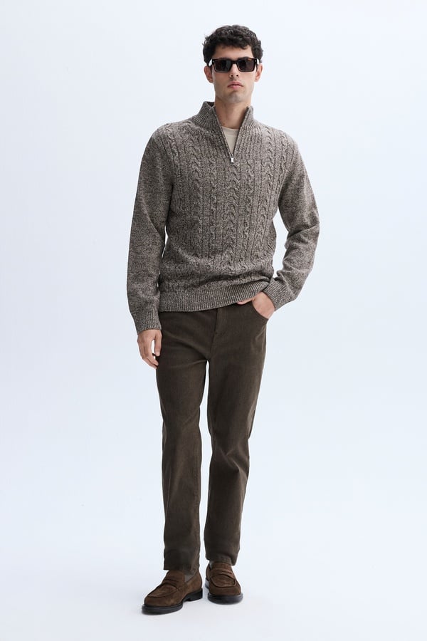 SLIM STRAIGHT FIT PANTOLON