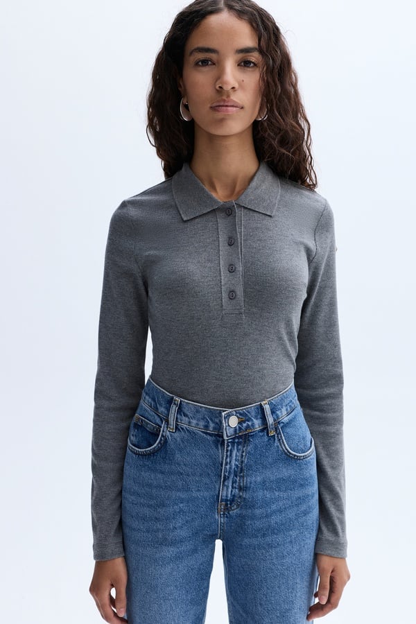 FITTED UZUN KOLLU BLUZ