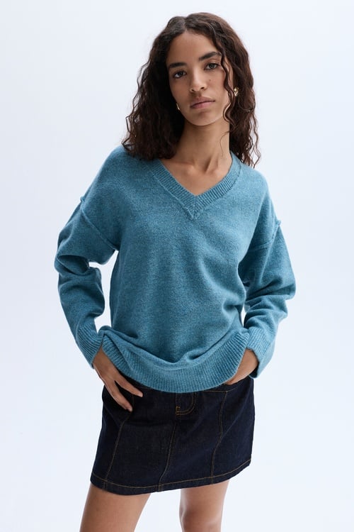 LOOSE FIT V YAKA KAZAK