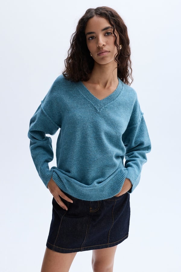 LOOSE FIT V YAKA KAZAK