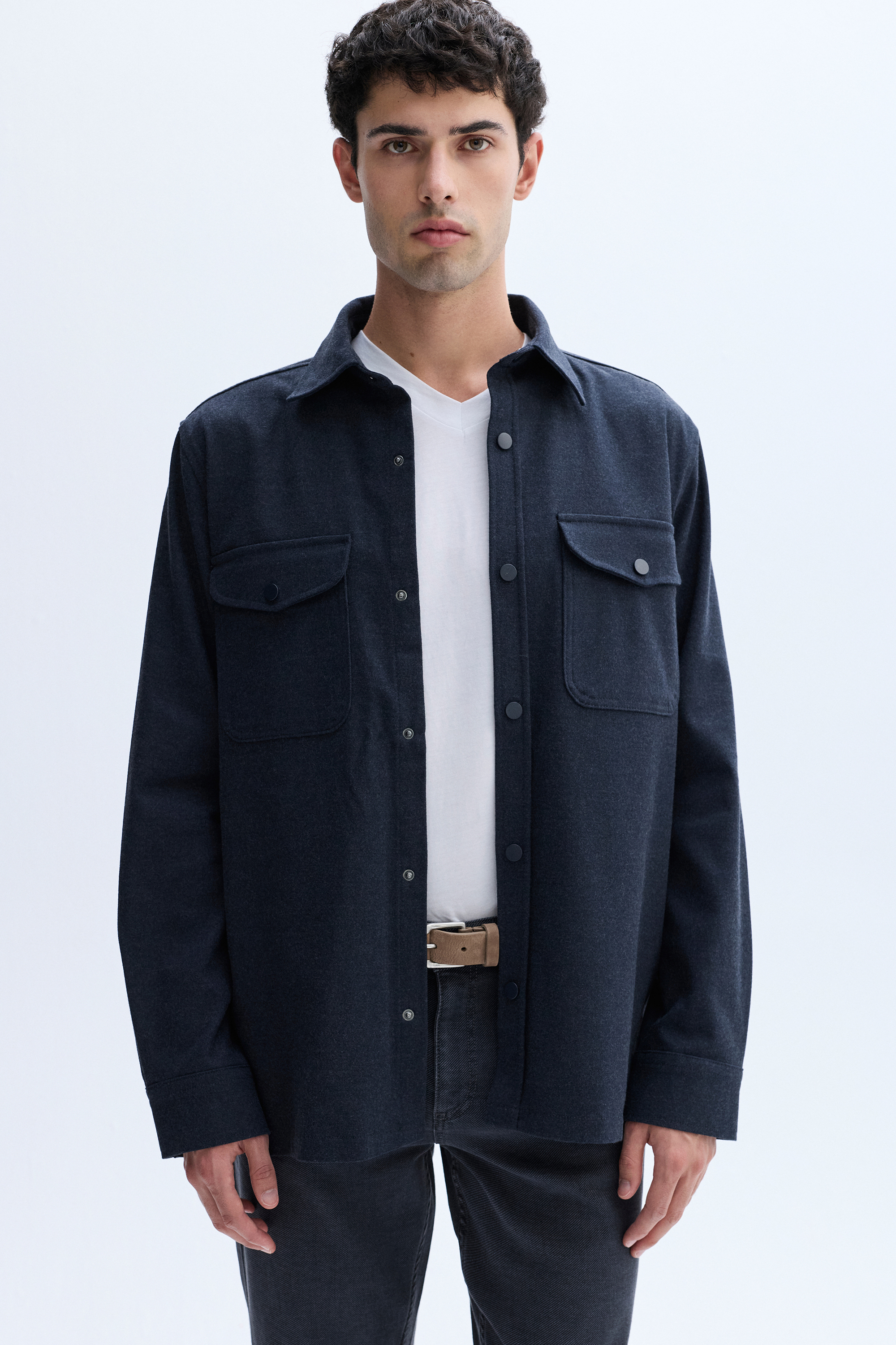 REGULAR FIT ÇİFT CEPLİ CASUAL GÖMLEK