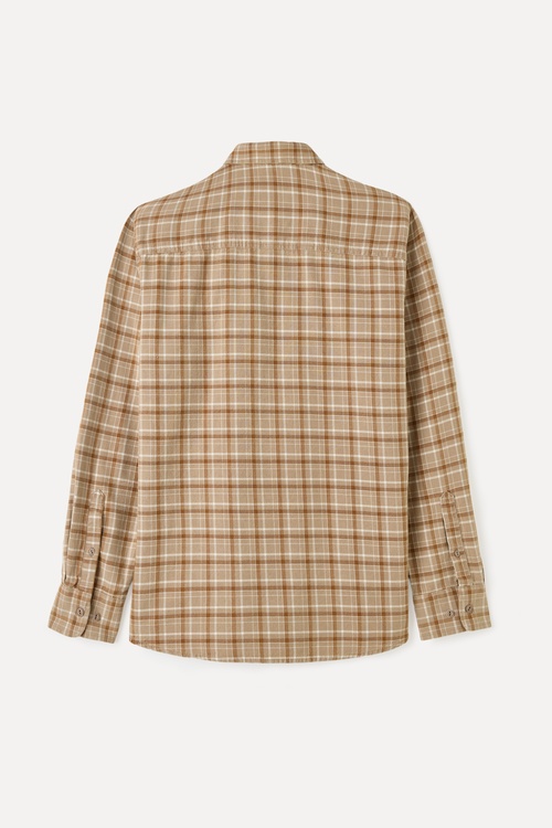  REGULAR FIT UZUN KOLLU EKOSELİ GÖMLEK