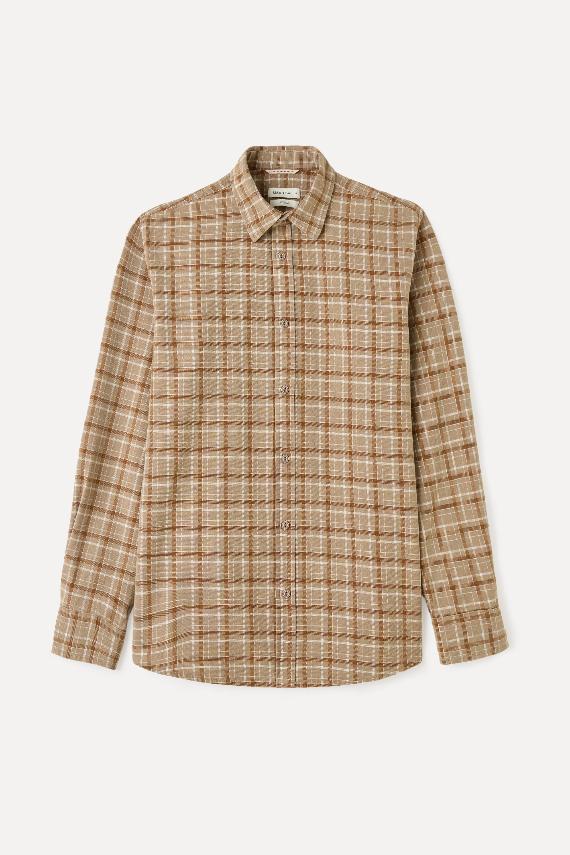 REGULAR FIT UZUN KOLLU EKOSELİ GÖMLEK