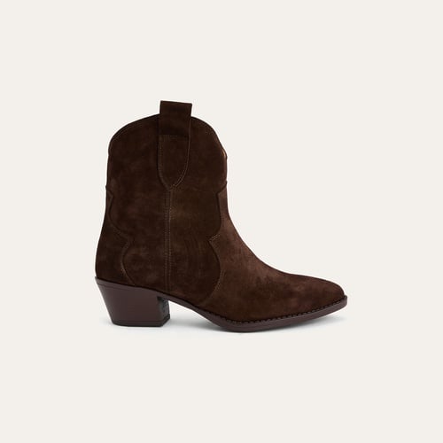 HAKİKİ DERİ SÜET DOKULU KOVBOY BOT