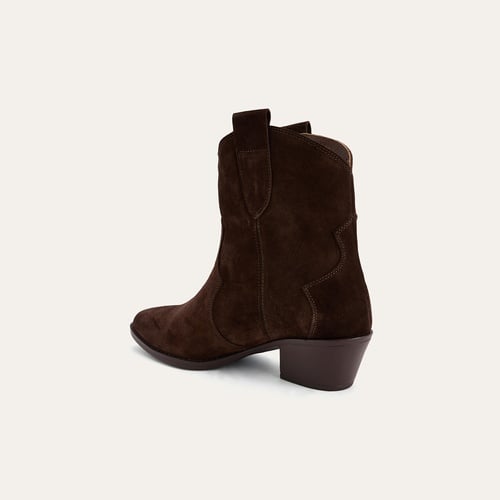 HAKİKİ DERİ SÜET DOKULU KOVBOY BOT