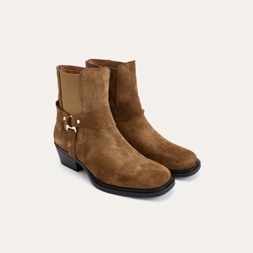 TOKALI HAKİKİ DERİ SÜET DOKULU BOT