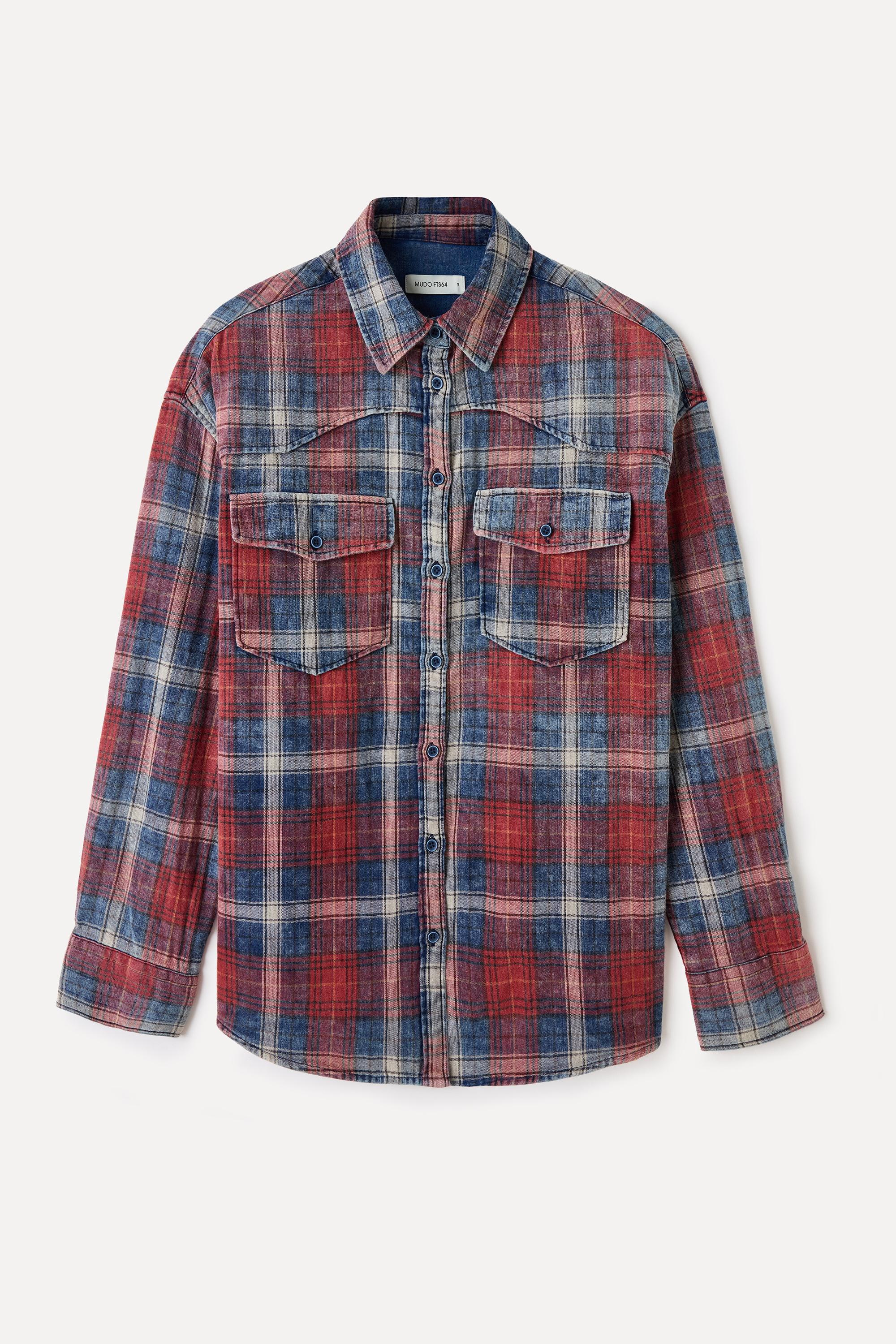 EKOSELİ ÇİFT CEPLİ OVERSIZE GÖMLEK