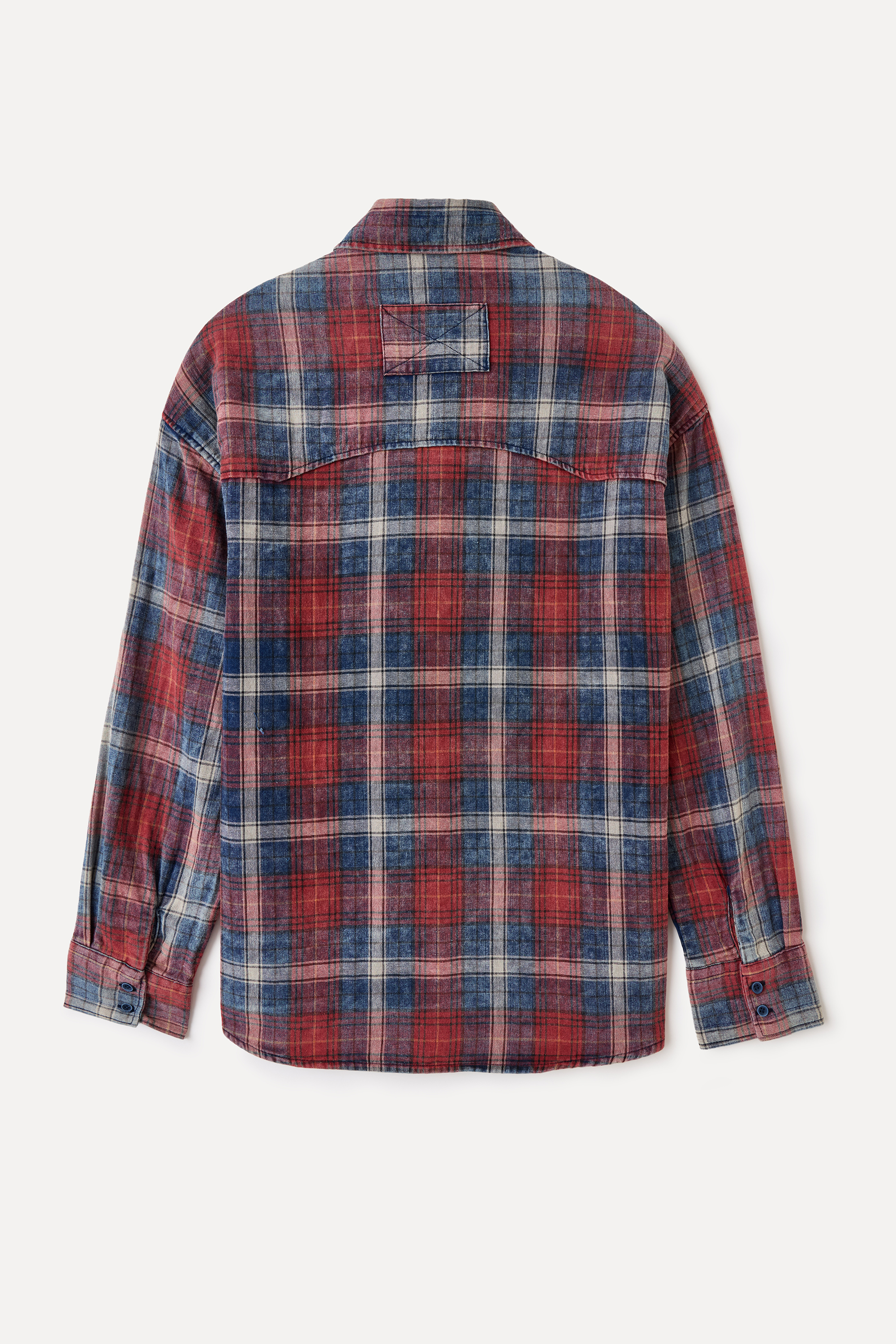 EKOSELİ ÇİFT CEPLİ OVERSIZE GÖMLEK