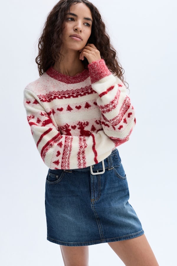 JAKARLI BİSİKLET YAKA KAZAK