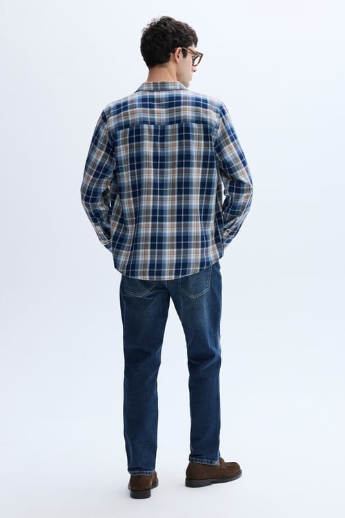 REGULAR FIT EKOSELİ UZUN KOLLU GÖMLEK