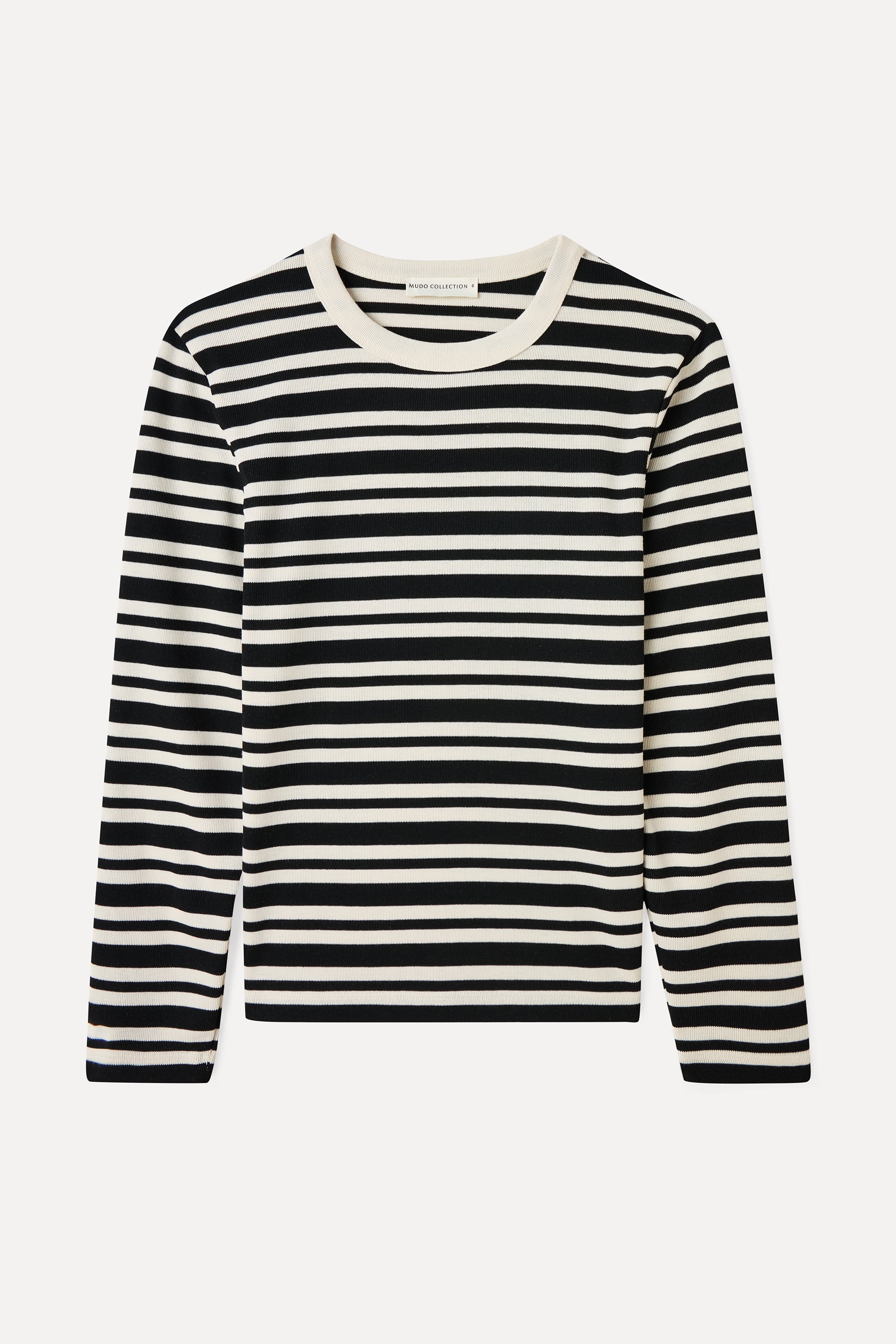 ÇİZGİLİ BİSİKLET YAKA UZUN KOLLU T-SHIRT