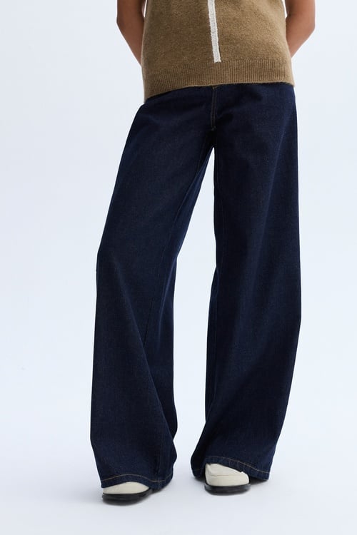WIDE LEG JEAN PANTOLON