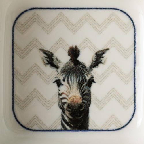  ICONIC KARE ÇEREZLİK 10CM-ZEBRA