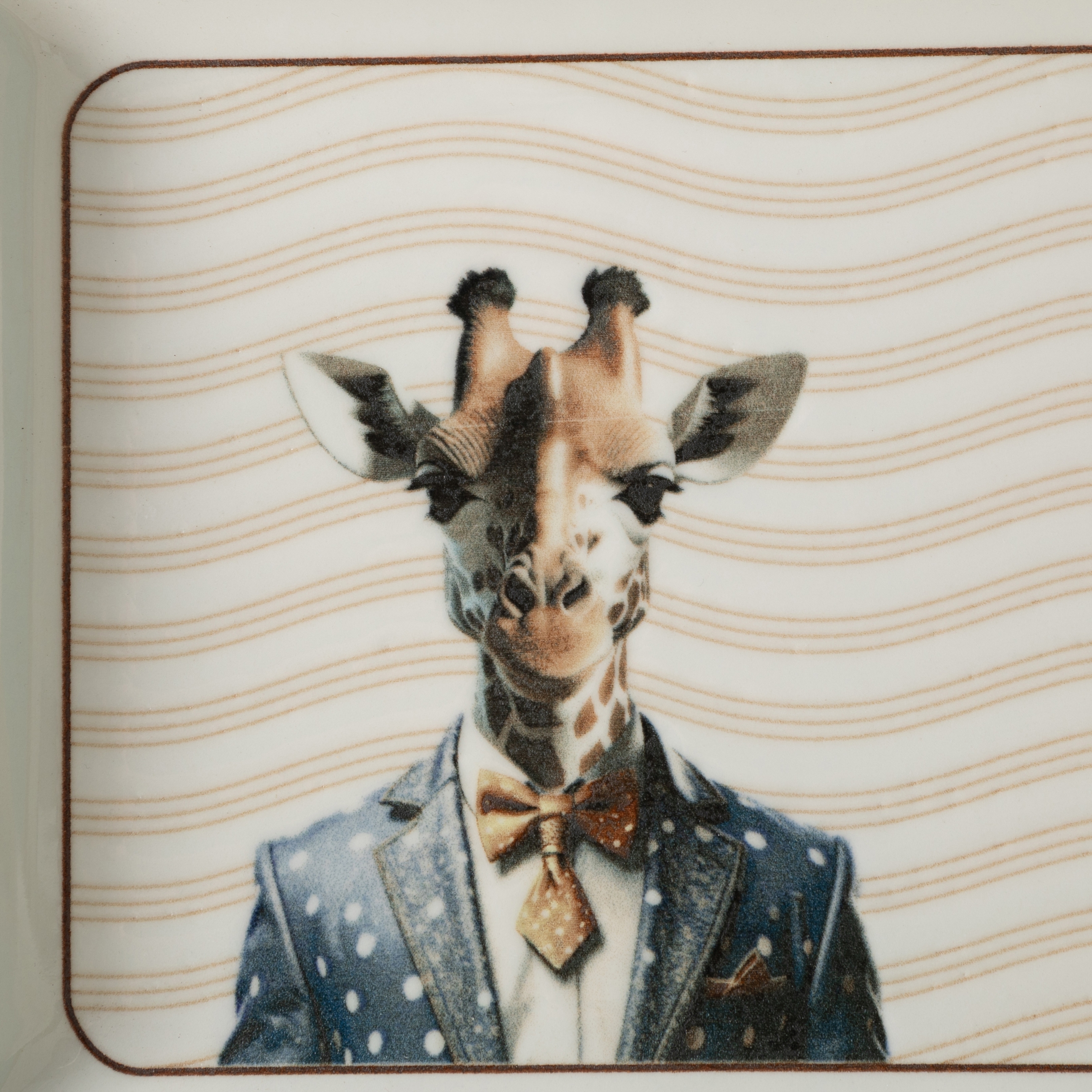 ICONIC SUNUM TABAĞI 34X15CM- GIRAFFE