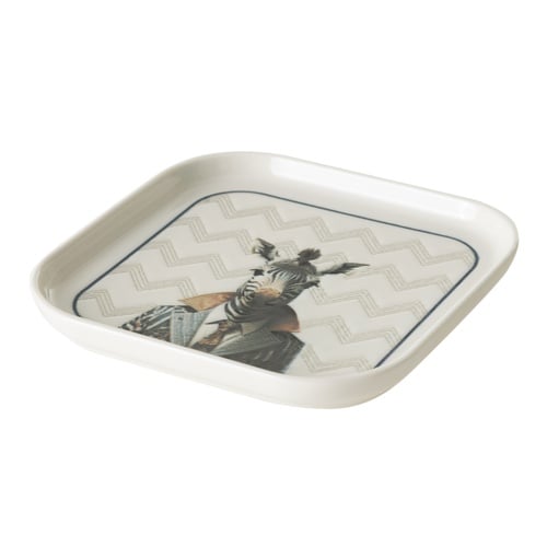 ICONIC KARE TABAK 17CM-ZEBRA