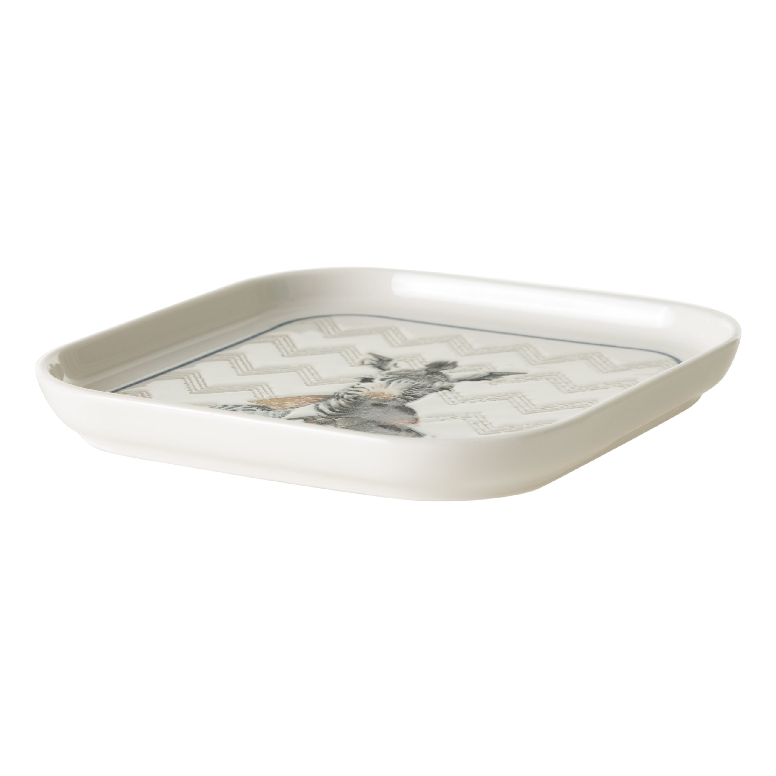 ICONIC KARE TABAK 17CM-ZEBRA