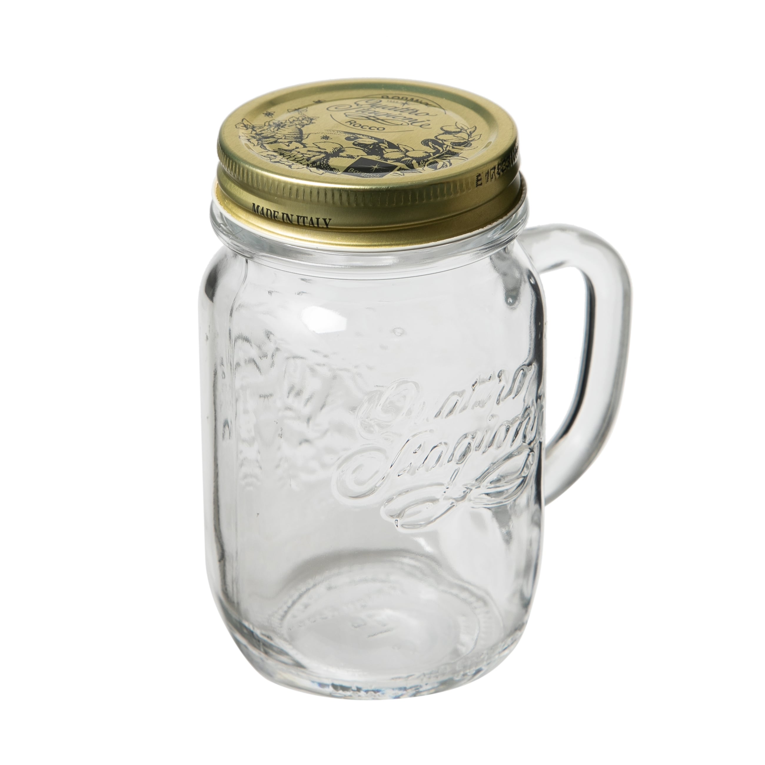 BORMIOLI ROCCO QUATTRO KAPAKLI KUPA GOLD