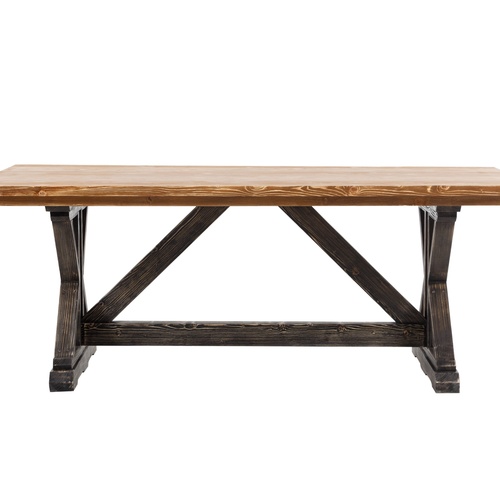  SIMONE MASİF AHŞAP YEMEK MASASI LADİN 197X94