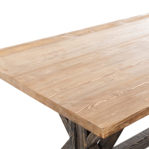  SIMONE MASİF AHŞAP YEMEK MASASI LADİN 197X94