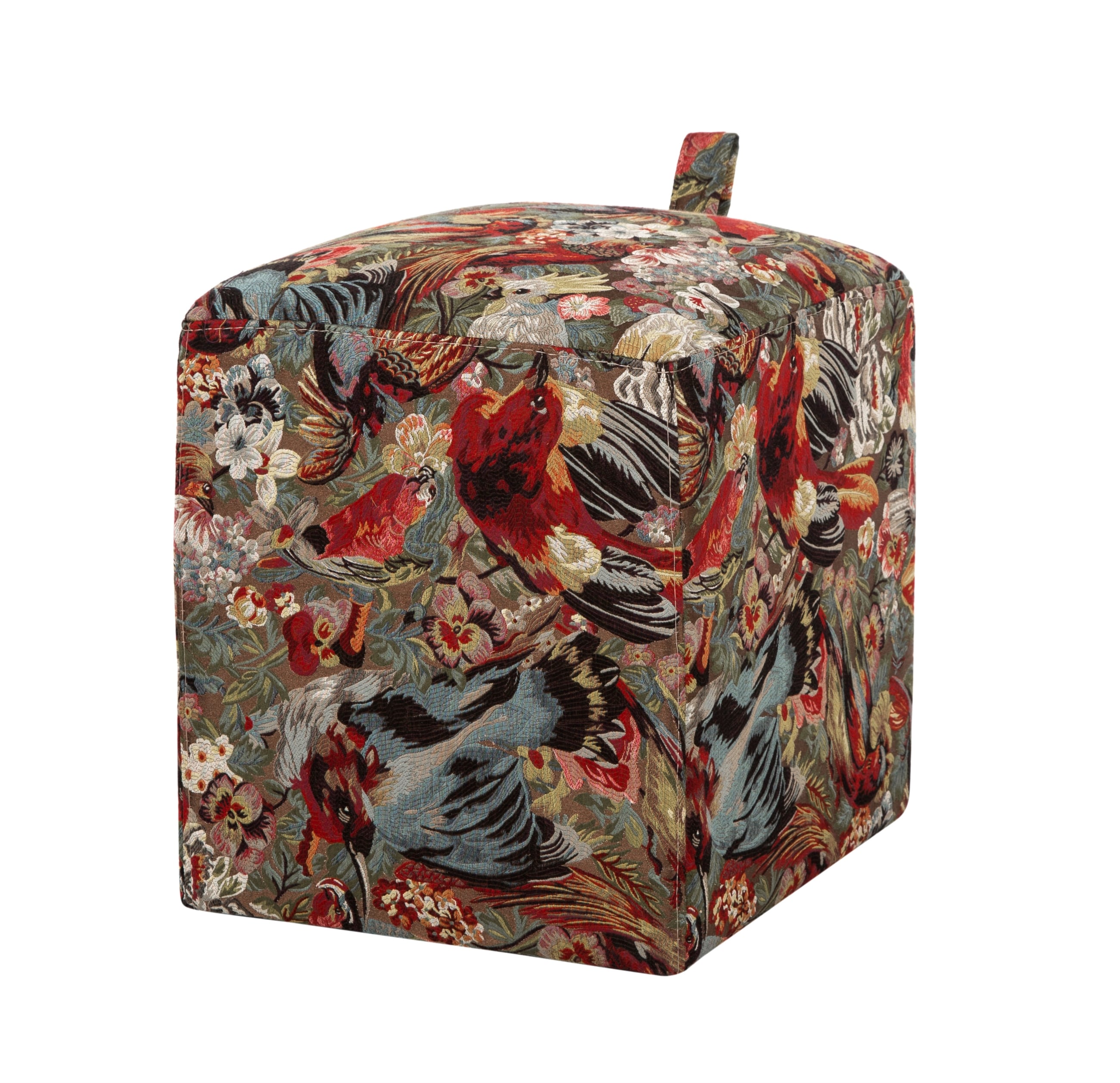 BOMMA PUF KUŞ DESENLİ