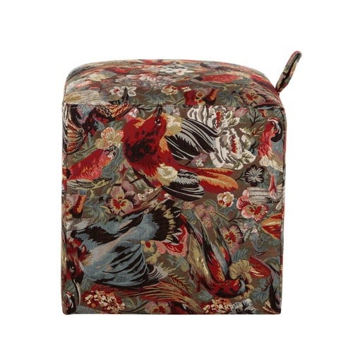  BOMMA PUF KUŞ DESENLİ