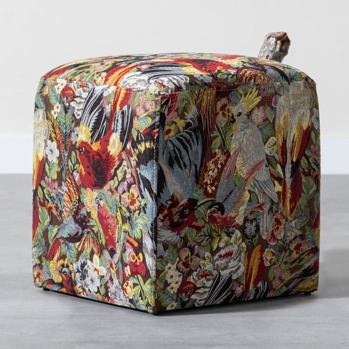 BOMMA PUF KUŞ DESENLİ