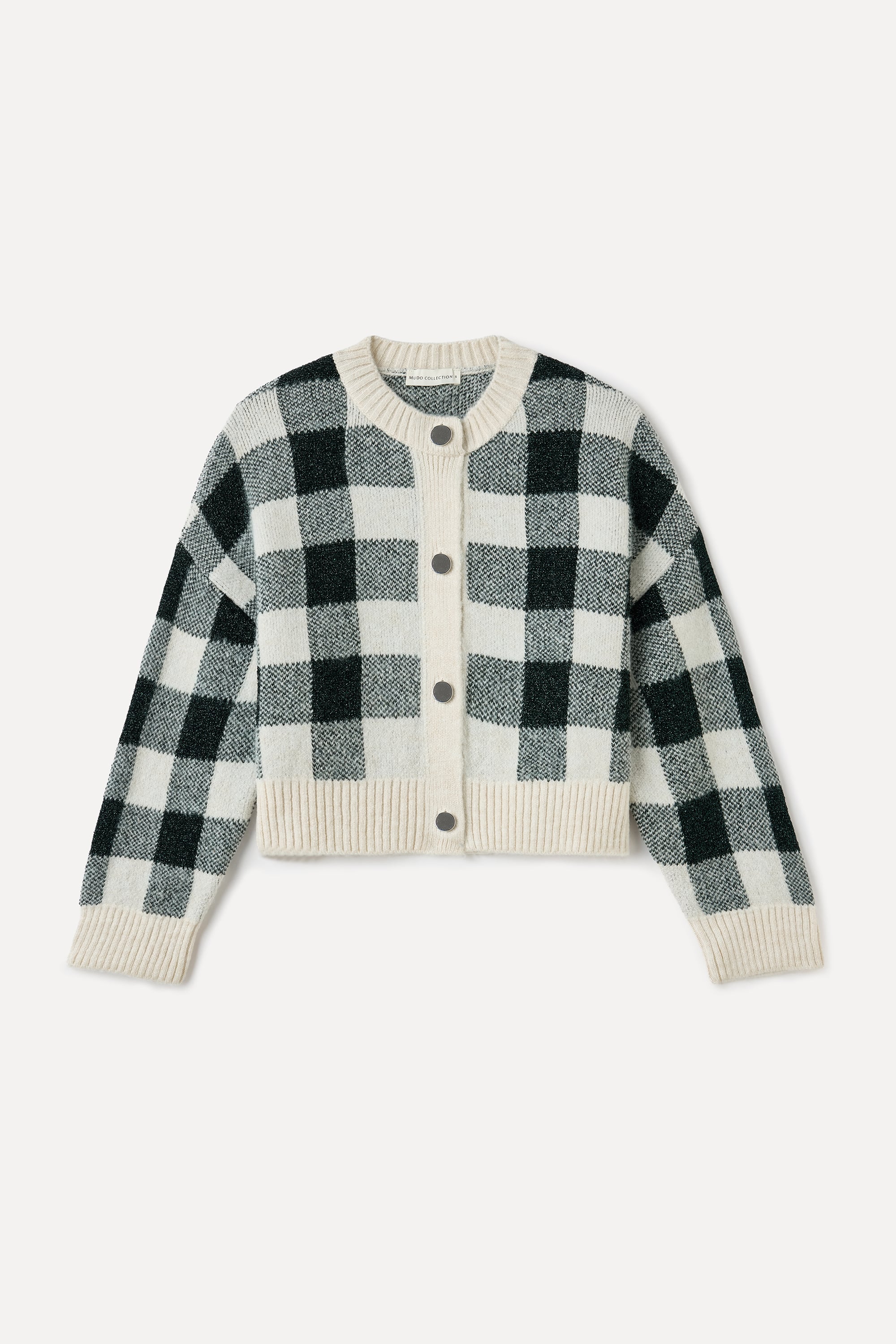 JAKARLI KARELİ BİSİKLET YAKA HIRKA