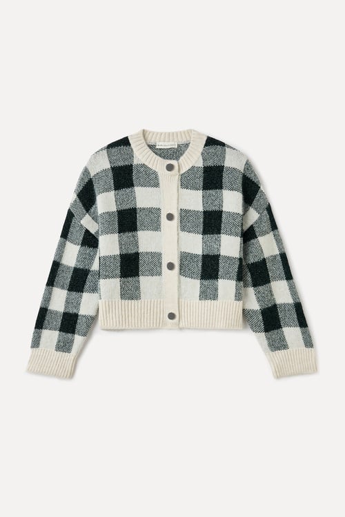  JAKARLI KARELİ BİSİKLET YAKA HIRKA