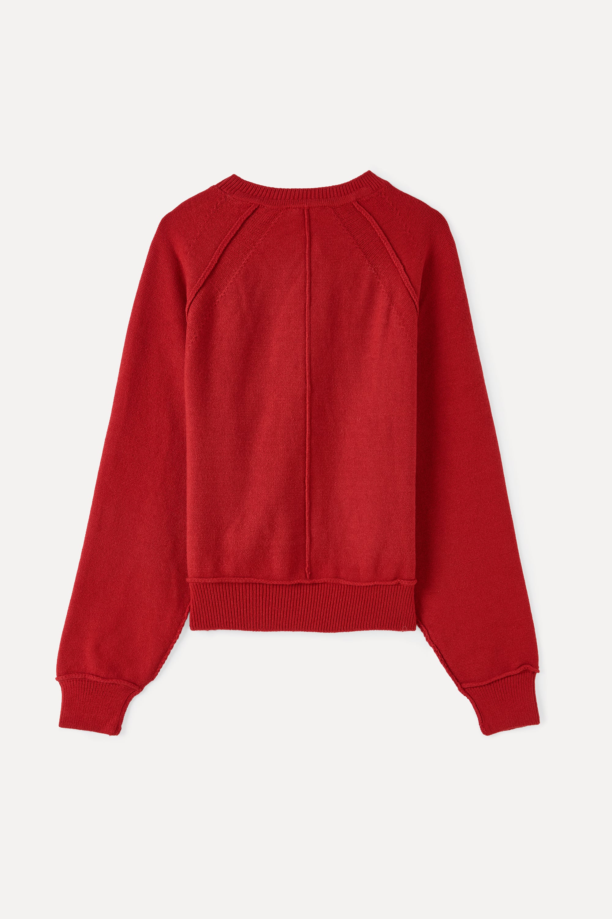 LOOSE FIT DÜĞMELİ BİSİKLET YAKA KAZAK