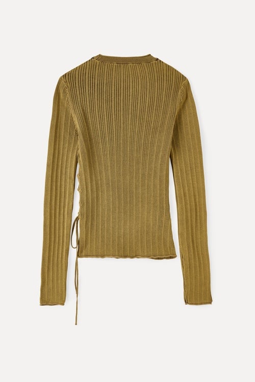  FITTED BAĞLAMA DETAYLI KAZAK