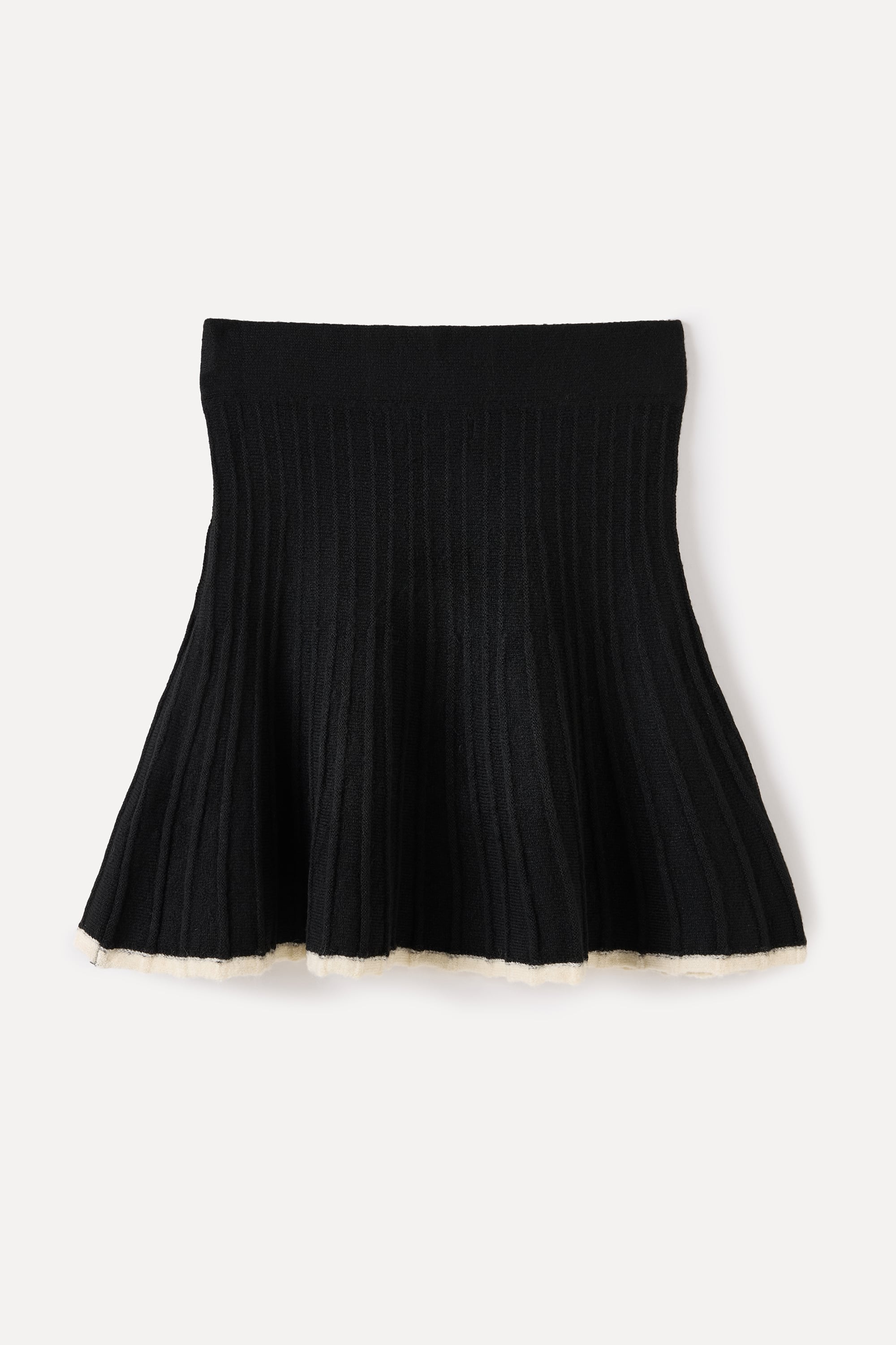 BELİ LASTİKLİ PİLELİ MİNİ ETEK