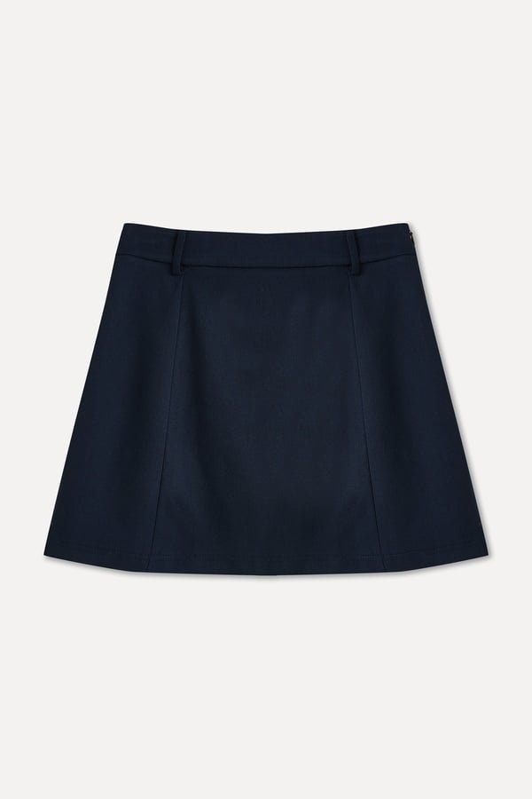 DİKİŞ DETAYLI MİNİ ETEK