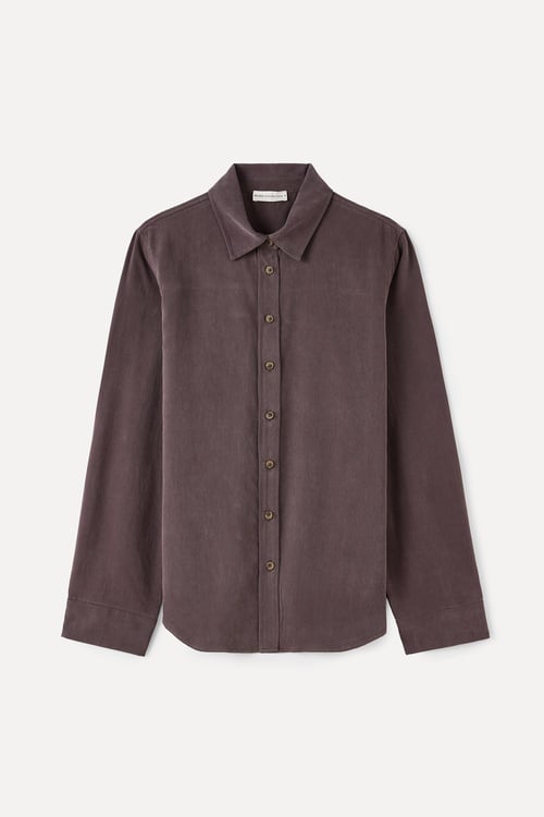 MODAL KARIŞIMLI REGULAR FIT UZUN KOLLU GÖMLEK