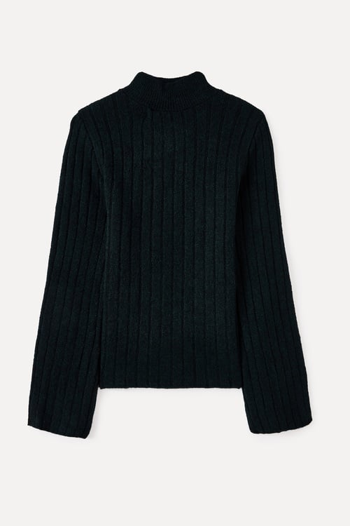  LOOSE FIT DİK YAKA KAZAK