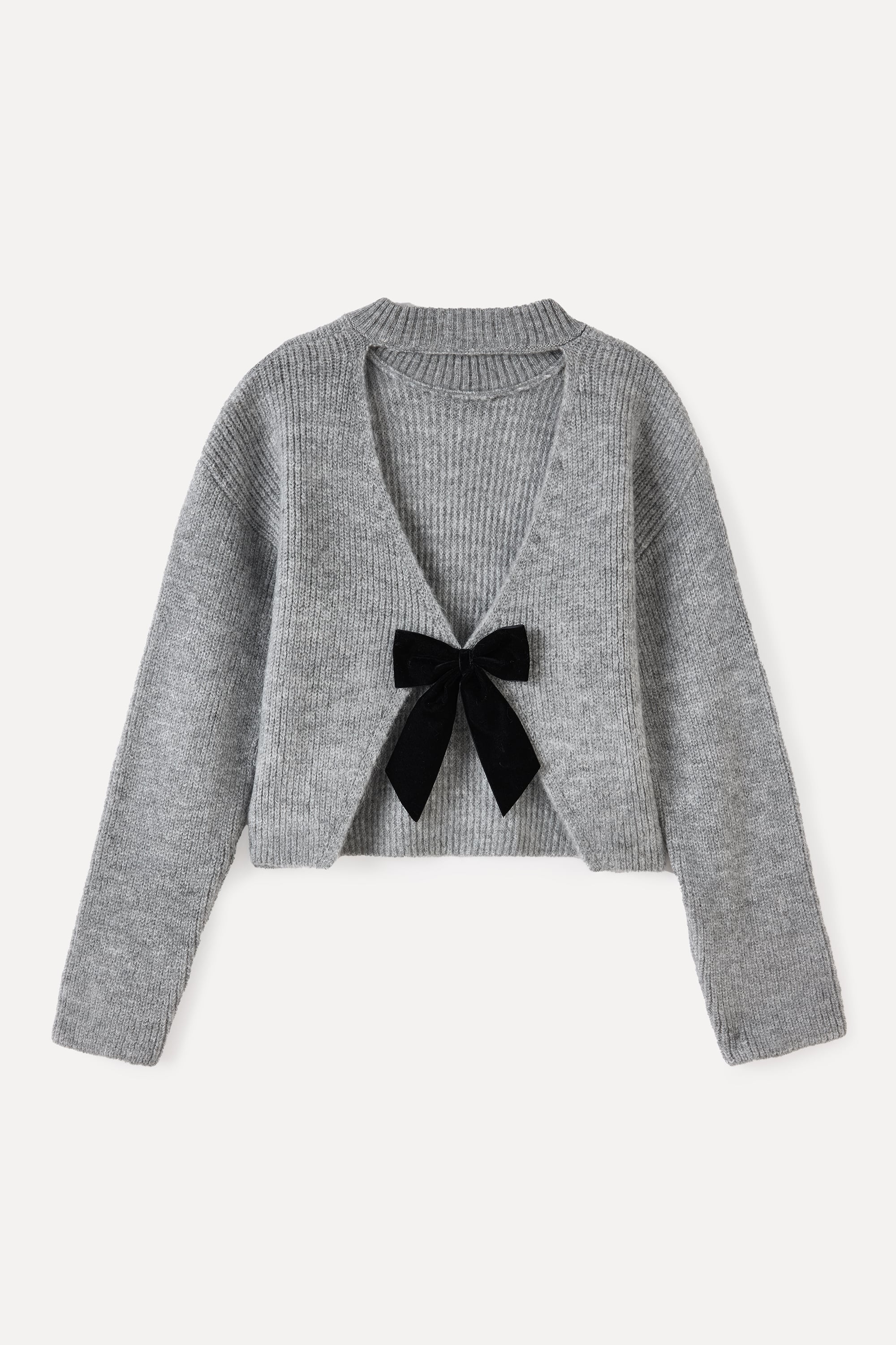 LOOSE FIT KURDELE DETAYLI KAZAK