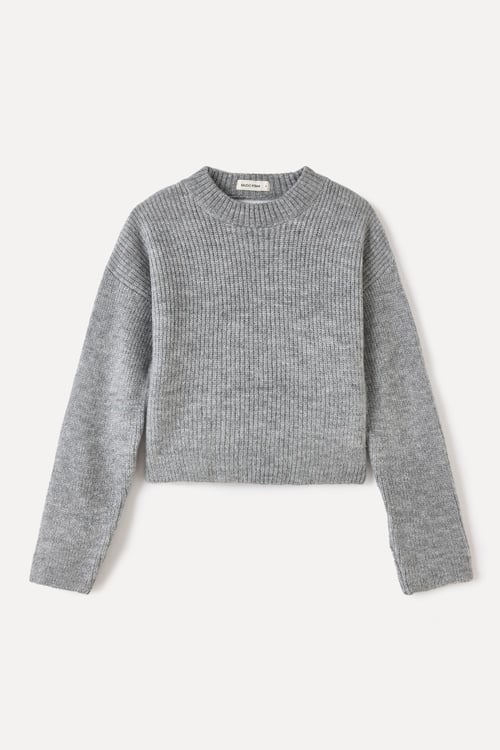 LOOSE FIT KURDELE DETAYLI KAZAK