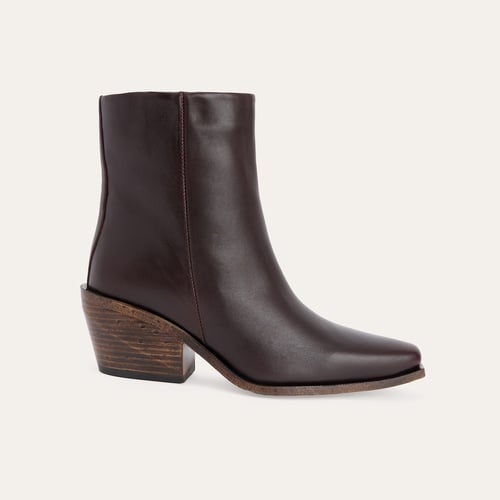 HAKİKİ DERİ KISA TOPUKLU BOT