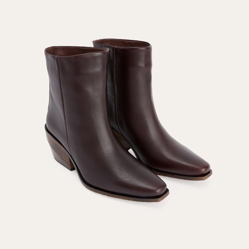 HAKİKİ DERİ KISA TOPUKLU BOT