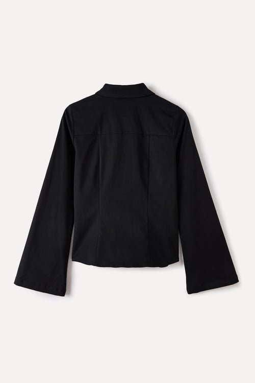 FITTED CASUAL UZUN KOLLU GÖMLEK