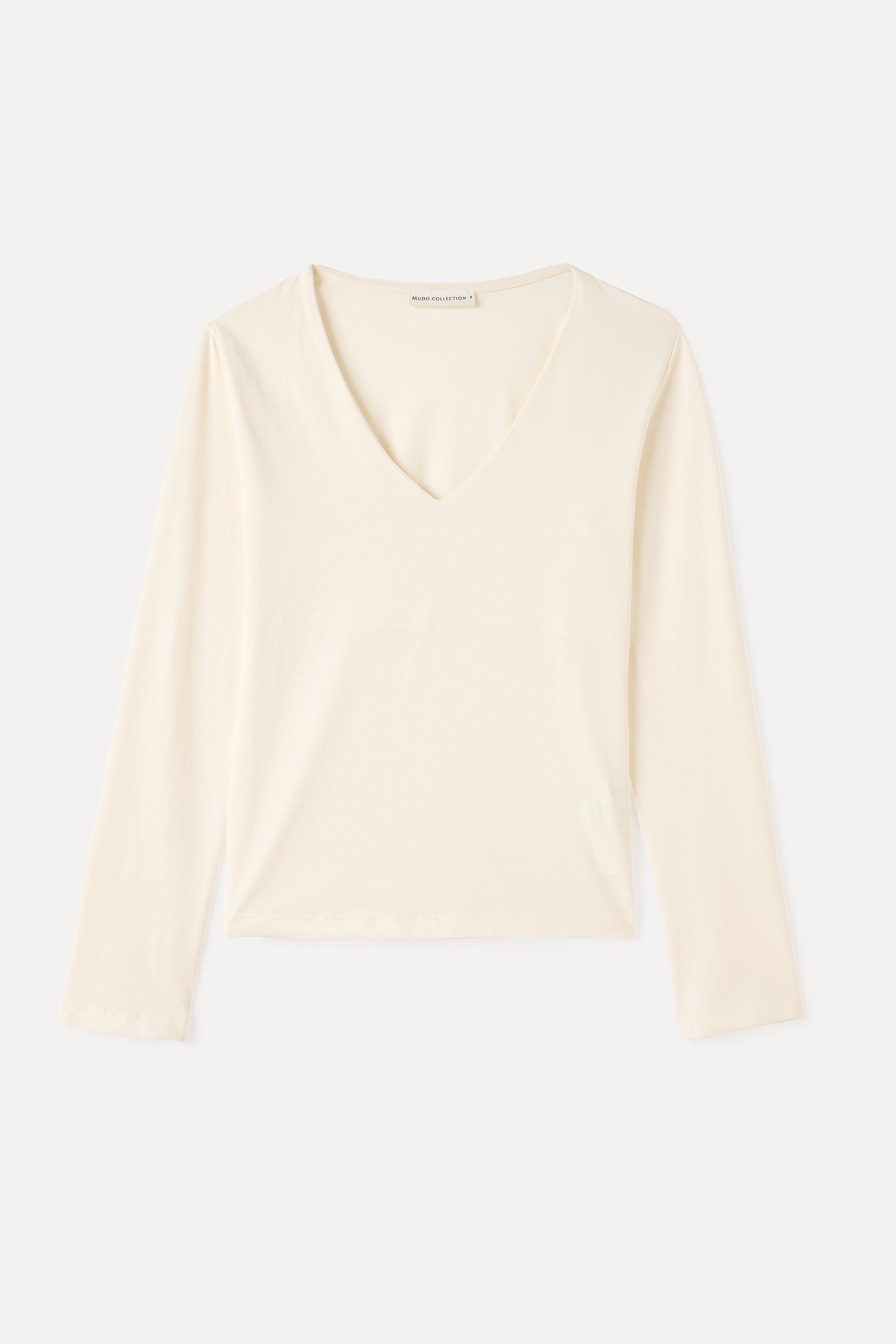 V YAKA UZUN KOLLU T-SHIRT