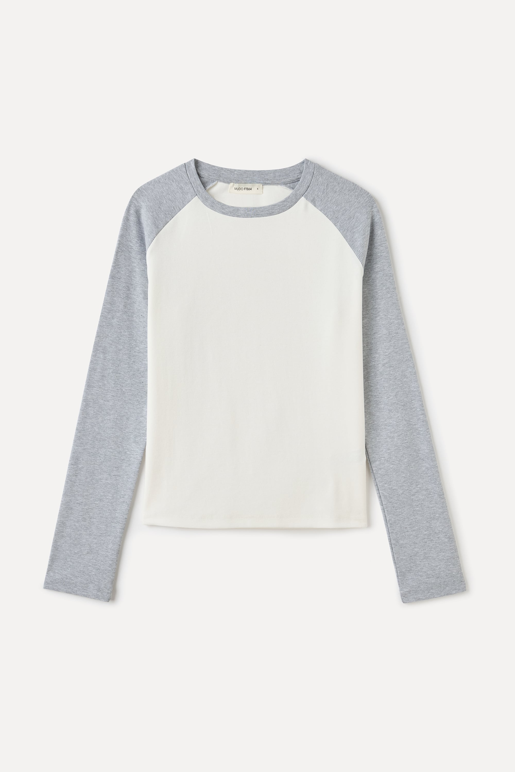 FITTED BİSİKLET YAKA UZUN KOLLU T-SHIRT