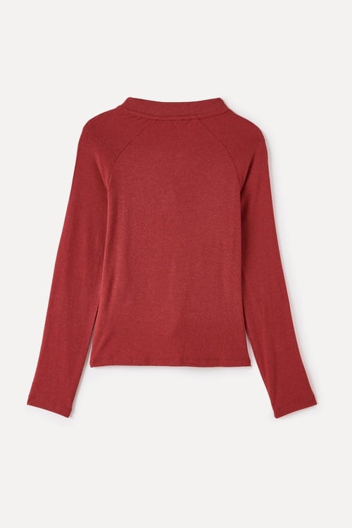 FITTED BÜZGÜLÜ DÜĞMELİ BLUZ