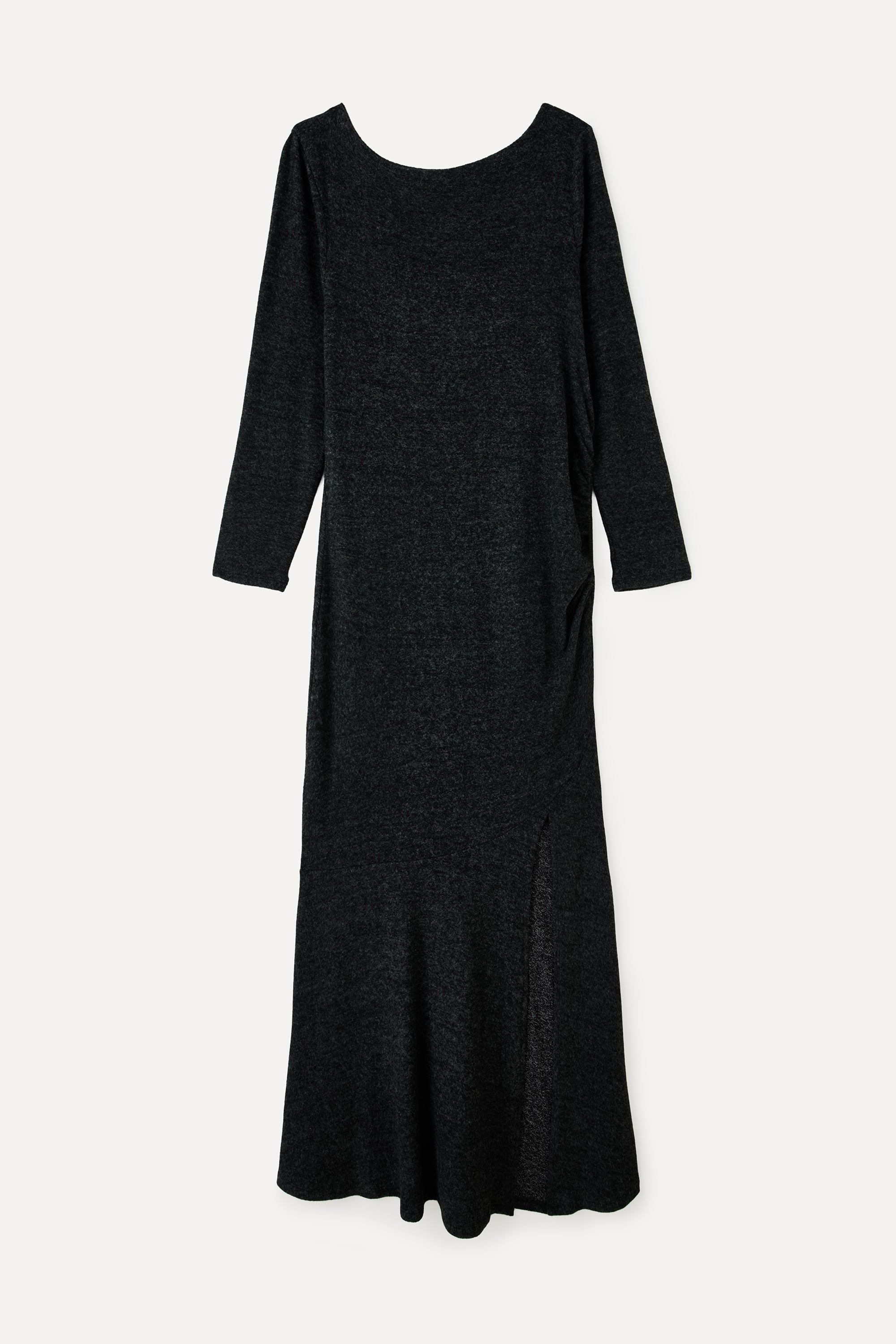 FITTED YIRTMAÇLI UZUN ELBİSE