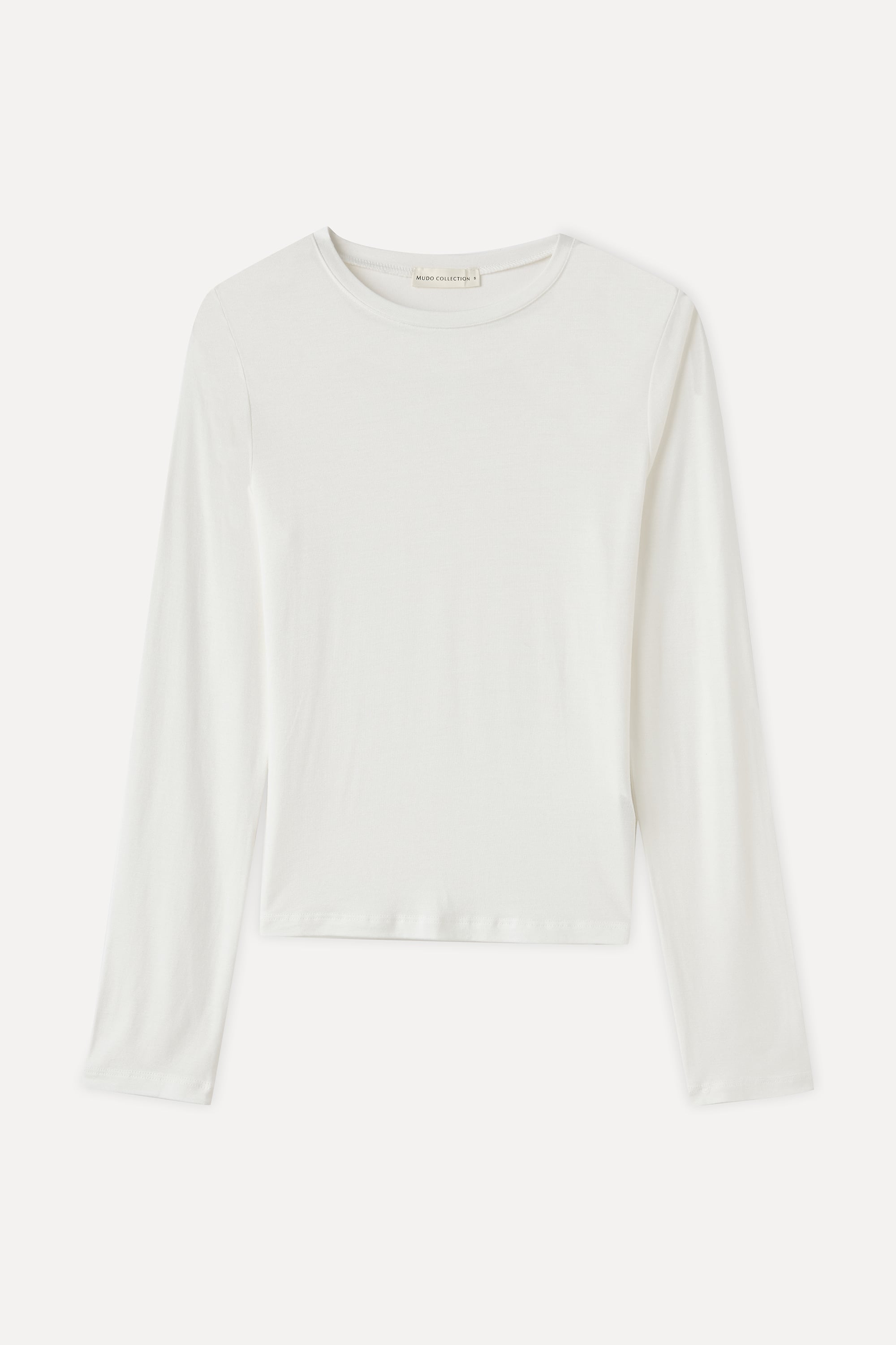 MODAL KARIŞIMLI BİSİKLET YAKA UZUN KOLLU T-SHIRT