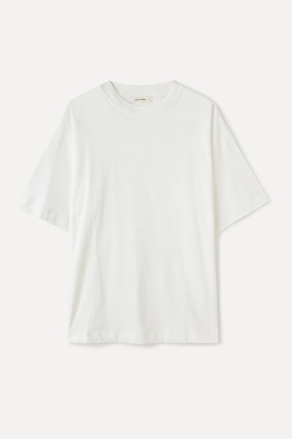 BİSİKLET YAKA OVERSIZE T-SHIRT