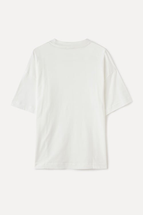 BİSİKLET YAKA OVERSIZE T-SHIRT