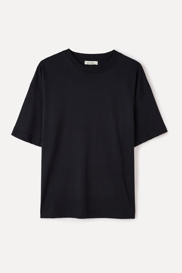 BİSİKLET YAKA OVERSIZE T-SHIRT